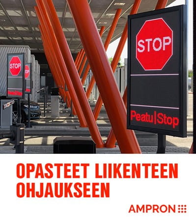Opastenäytöt liikenteen ohjaukseen