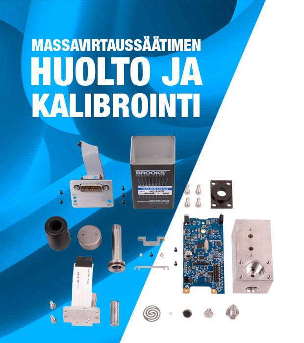  Massavirtaussäätimen huolto ja konfigurointi