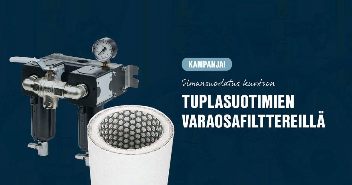 Sitek tuplasuotimien varaosafiltterit