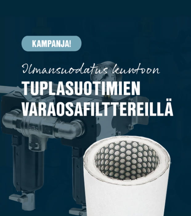 Sitek tuplasuotimien varaosafiltterit kampanja