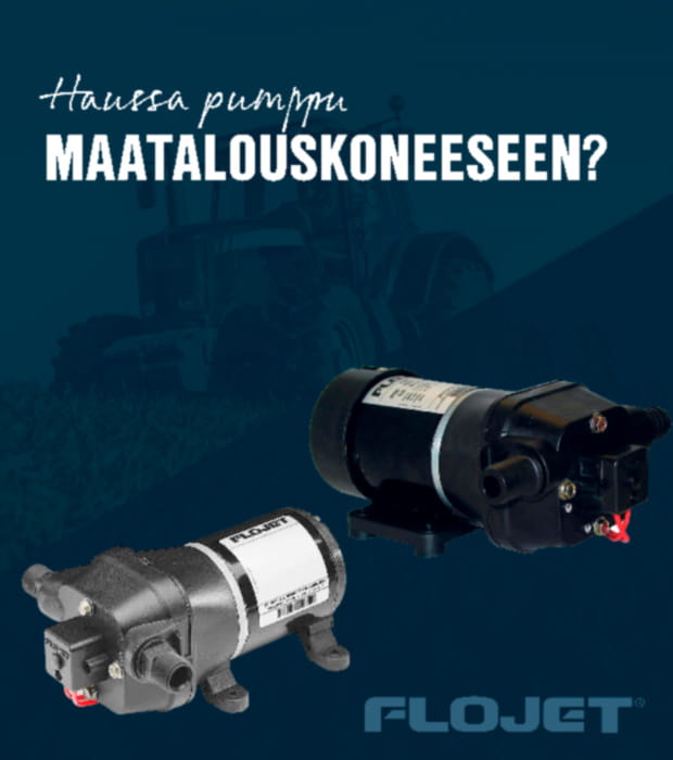 Flojet-kalvopumput maataloussovelluksiin