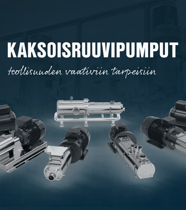 Jungin kaksoisruuvipumput