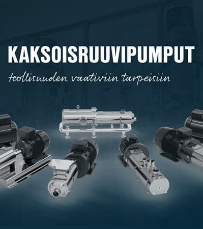 Jungin kaksoisruuvipumput