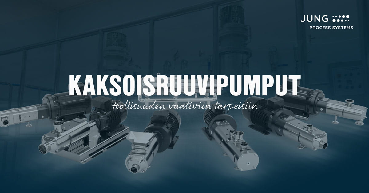 Jung Process kaksoisruuvipumput