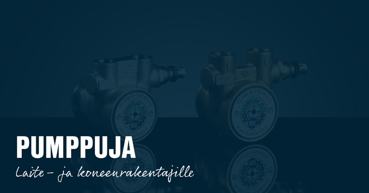 Pumput laite- ja koneenrakentajille