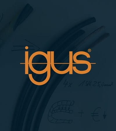 yksijohtiminen moottorikaapeli igus