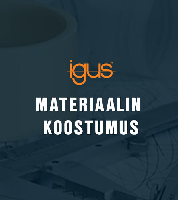 igus-materiaalin koostumus