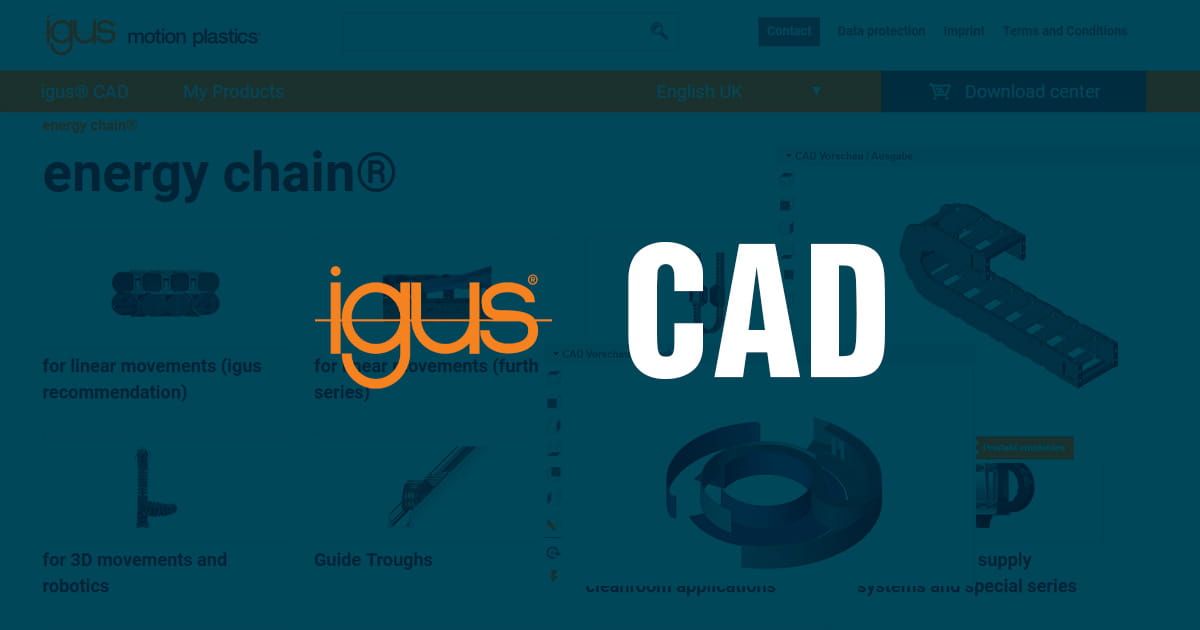 igus ilmainen CAD-kirjasto