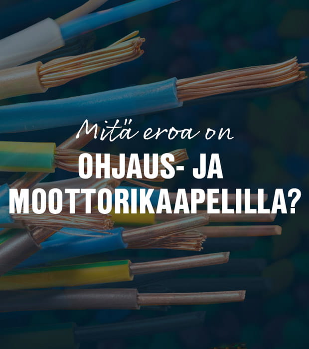 igus ohjaus- ja moottorikaapelit