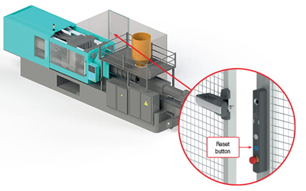 Pizzato NS-sarjan RFID-lukko