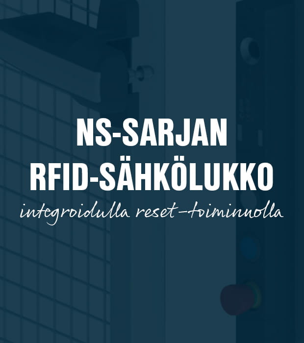 Pizzato NS-sarjan RFID-sähkölukko integroidulla reset-toiminnolla