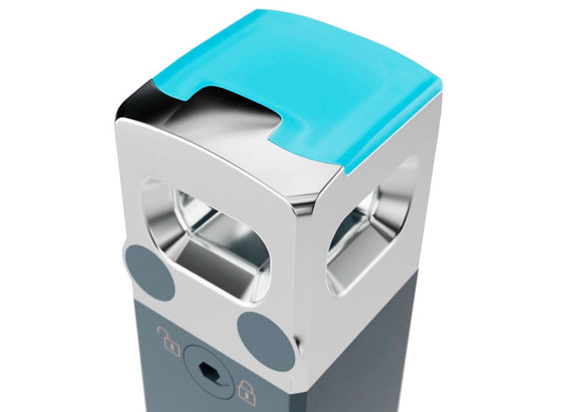 NX-turvakytkin valosignaali