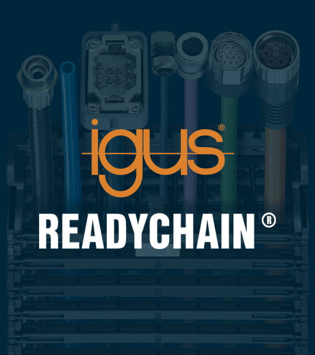 igus readychain on nopea ja luotettava energiansiirtoratkaisu teollisuuteen