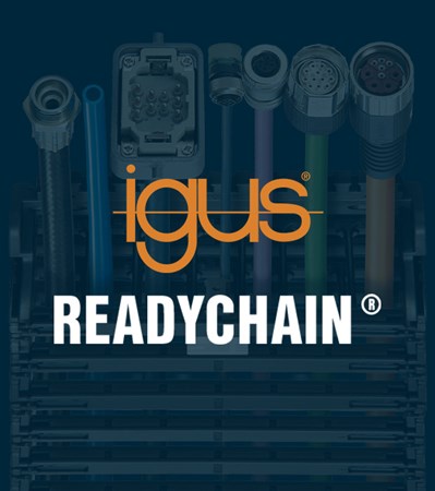 igus readychain on nopea ja luotettava energiansiirtoratkaisu teollisuuteen