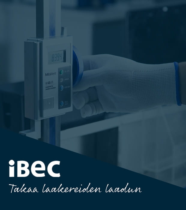 IBEC Bearings laadunvalvontayritys.