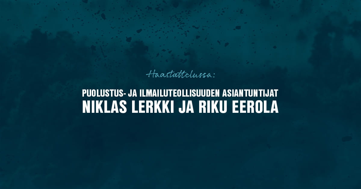 Haastattelussa Lerkki ja Eerola