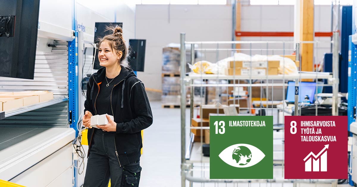 Lisää varastopinta-alaa ja hyllymetrejä