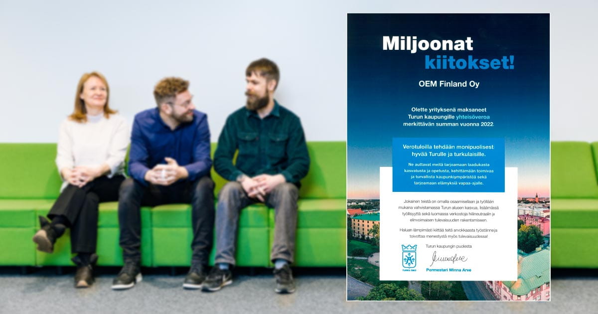 Miljoonat kiitokset
