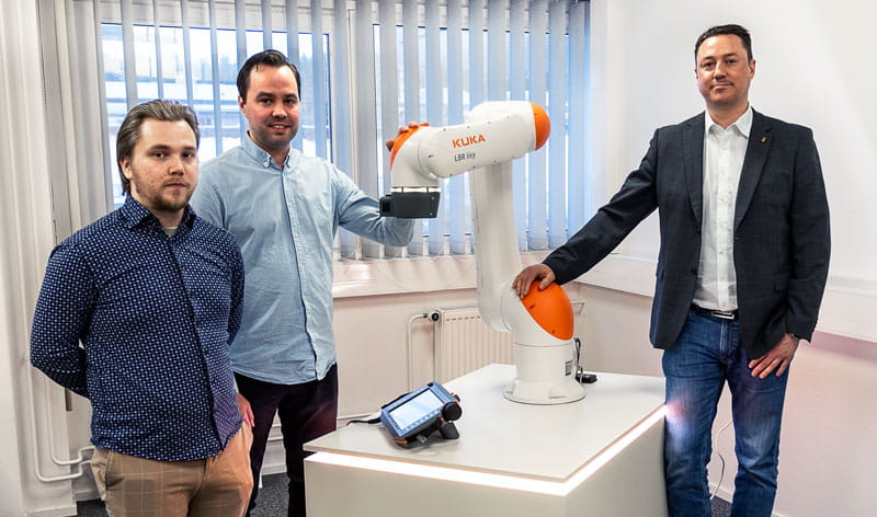 Jaro Vehanen, Janne Vuorinen OEM ja Kimmo Kymäläinen KUKA