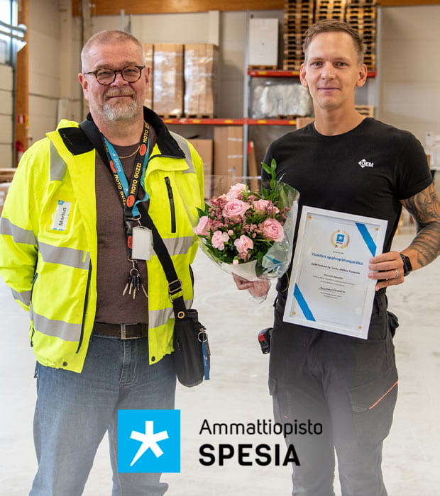 OEM on vuoden 2025 oppisopimuspaikka