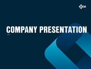 Company presentation 2019