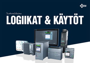 Logiikat & Käytöt tuotealue-esitteen kansi