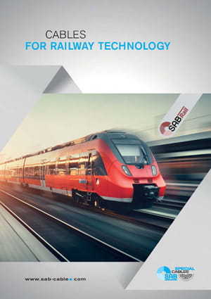 Rautatie- ja junakaapeli -esite