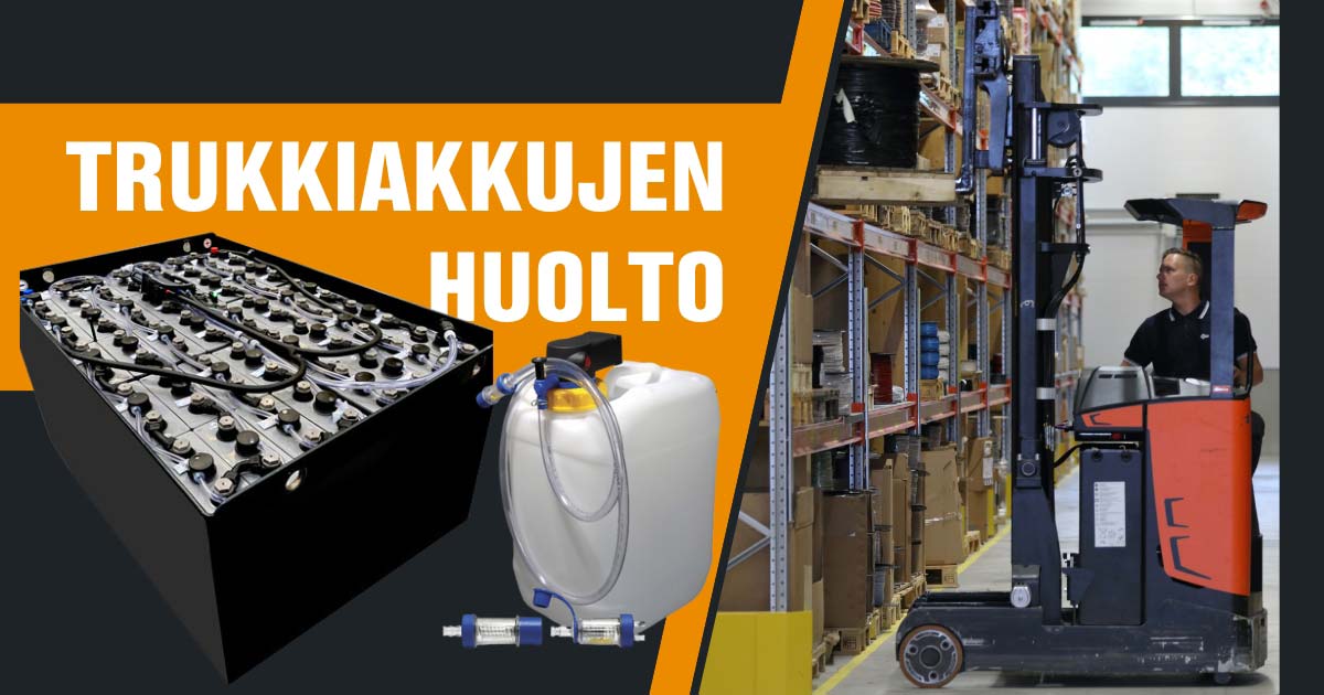 Trukkiakkujen huolto