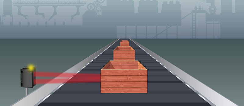 Valokenno ei vastaanota valoa asetetulta etäisyydeltä.