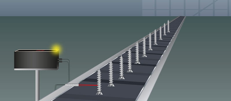  Kohteesta tunnistava kuitu, heijastus