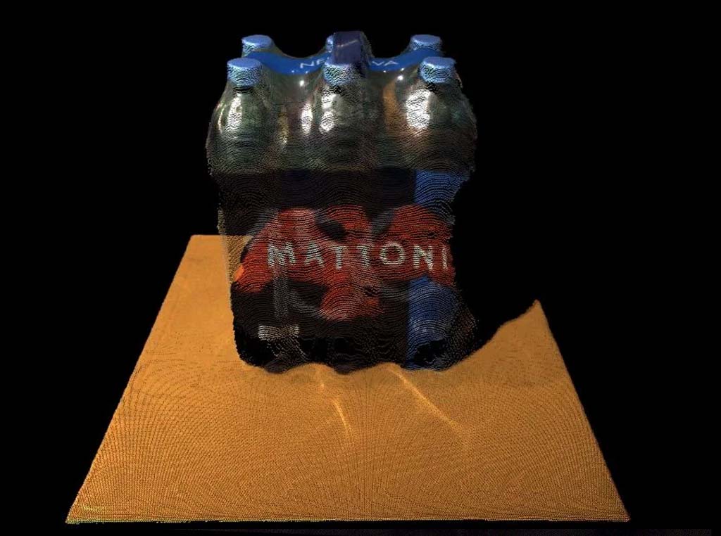 MotionCam 3D skannaus yhdestä 6-pack juomapakkauksesta