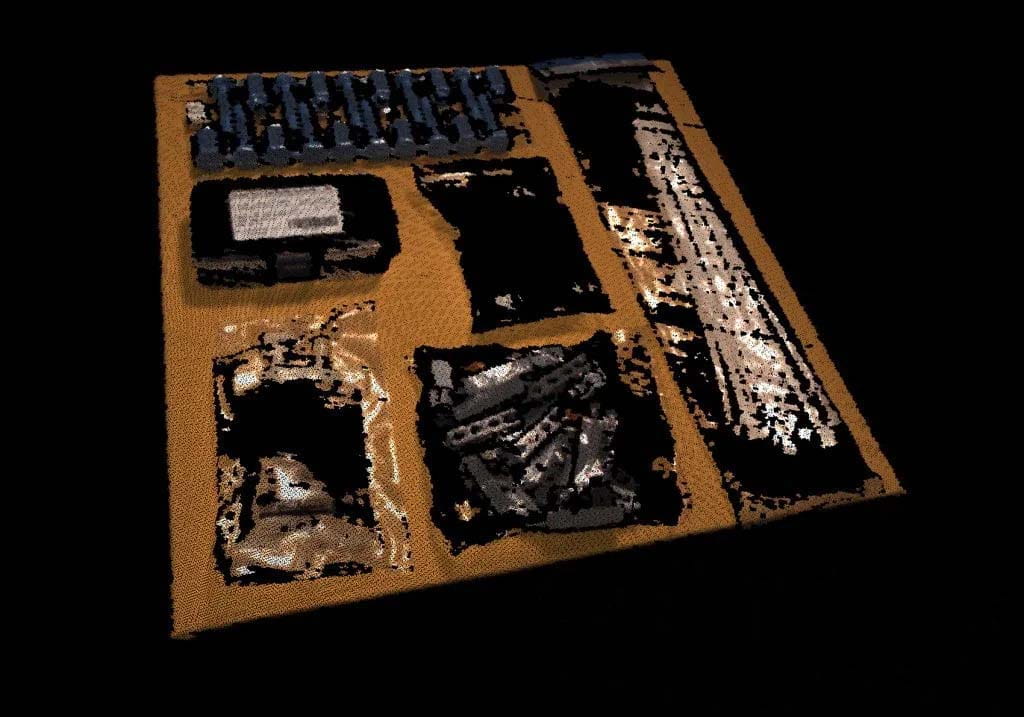 Läpinäkyvien kohteiden 3D-skannaus ennen