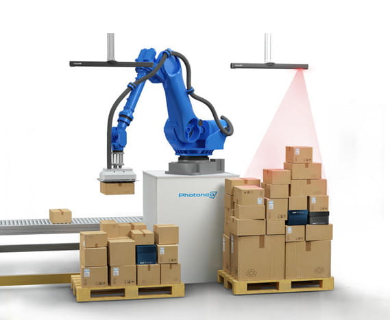 Kuomalavoja purkava robotti