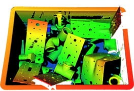 3D-pistepilvi näyttää kuinka paljon saadaan dataa kappaleista