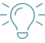 Blue lamp icon