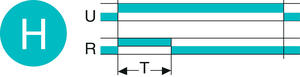 Käänteinen vetohidas<br />Kun syöttöjännite A1-A2 kytketään vaihtaa lähtörele tilasta15-16 tilaan 15-18 välittömästi. Säädetyn ajan T jälkeen lähtörele palautuu tilaan 15-16 ja jää siihen kunnes syöttöjännite A1-A2 katkeaa.<br />BM2R-releissä on kaksi ajastettua kärkeä tai 2. vaihtokärki hetitoimivana.