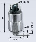 0170/0171 painekytkimet mitat