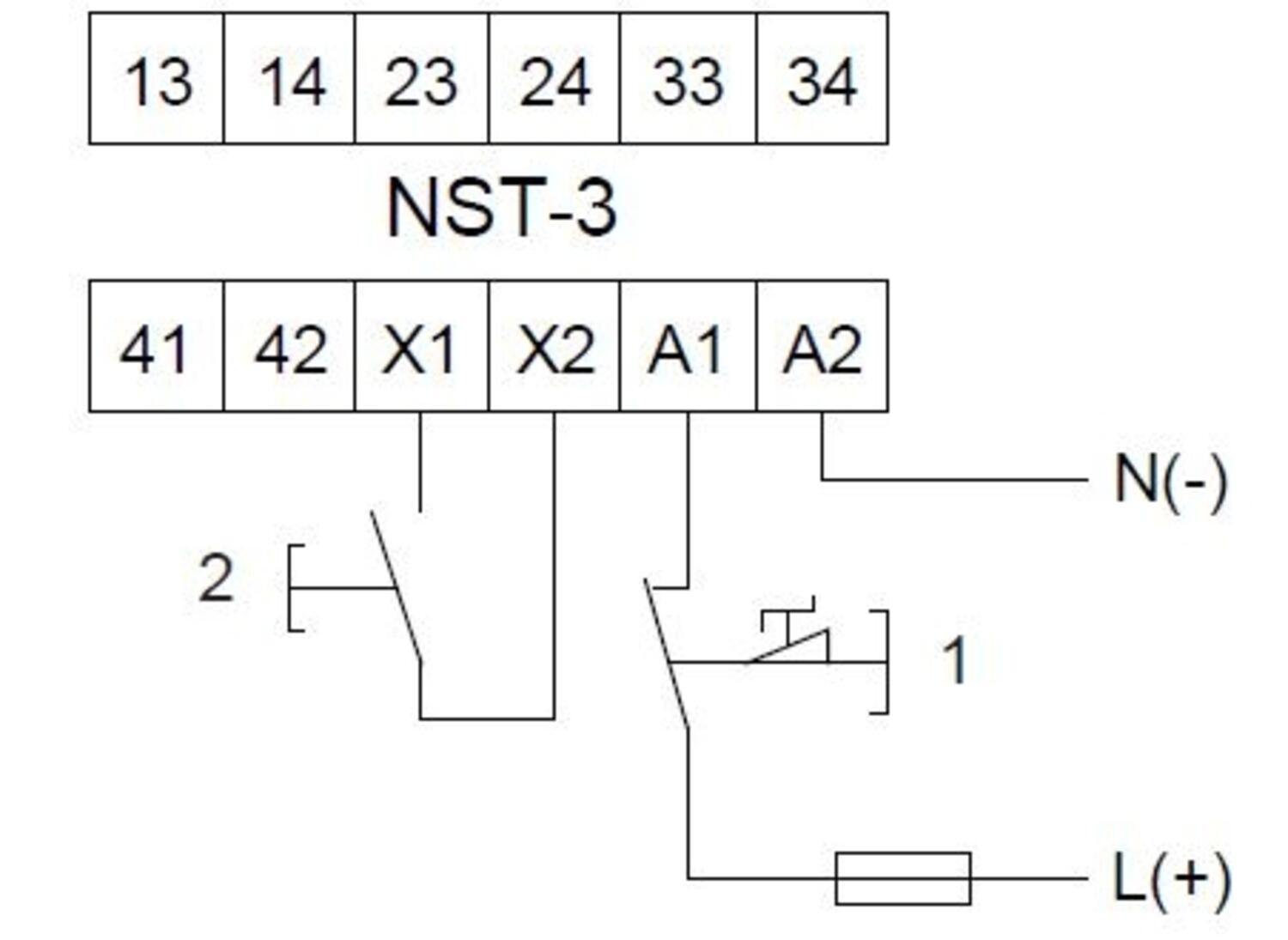 1-kanavainen kytkentä