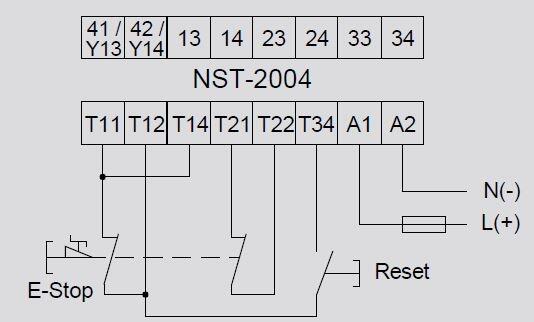 2-kanavainen sisääntulo oikosulkusuojauksella