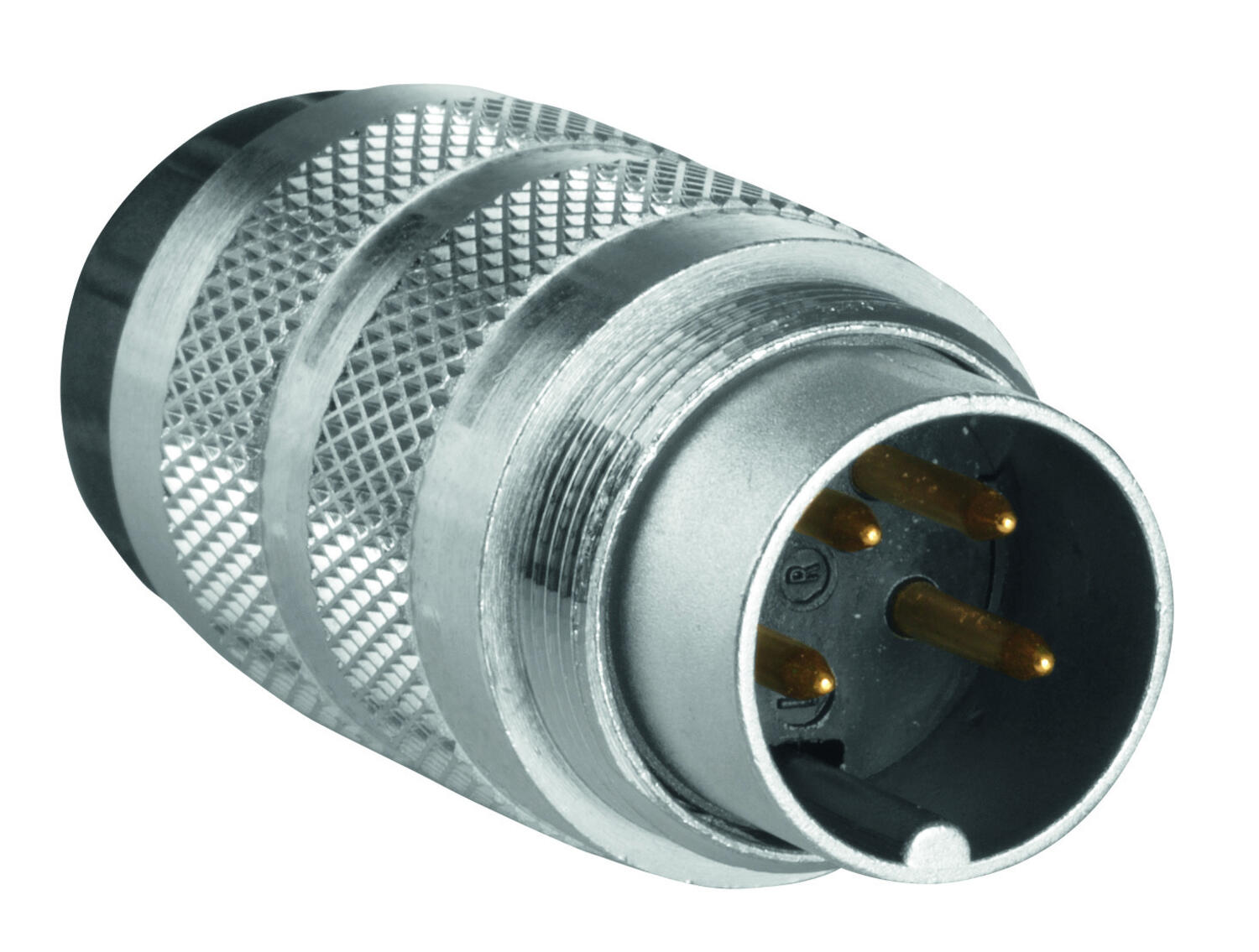 4-napainen urosliitin 6 mm kaapelille (Multikaapeli)