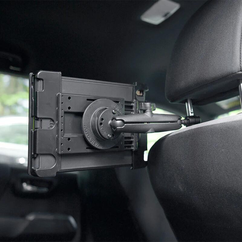 Adapterilevy Roto-view asennettuna