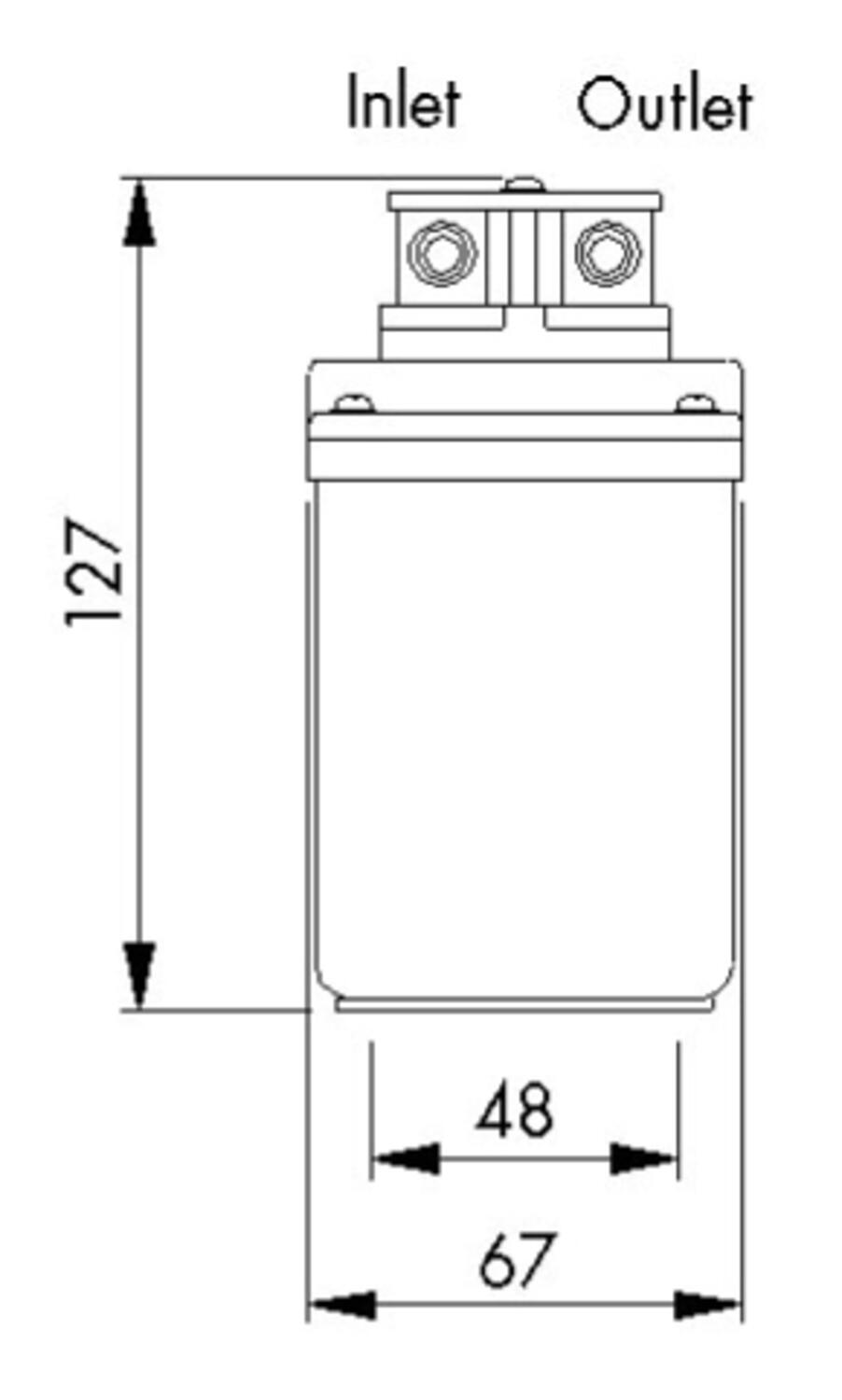 Alipainepumppu mitat 1