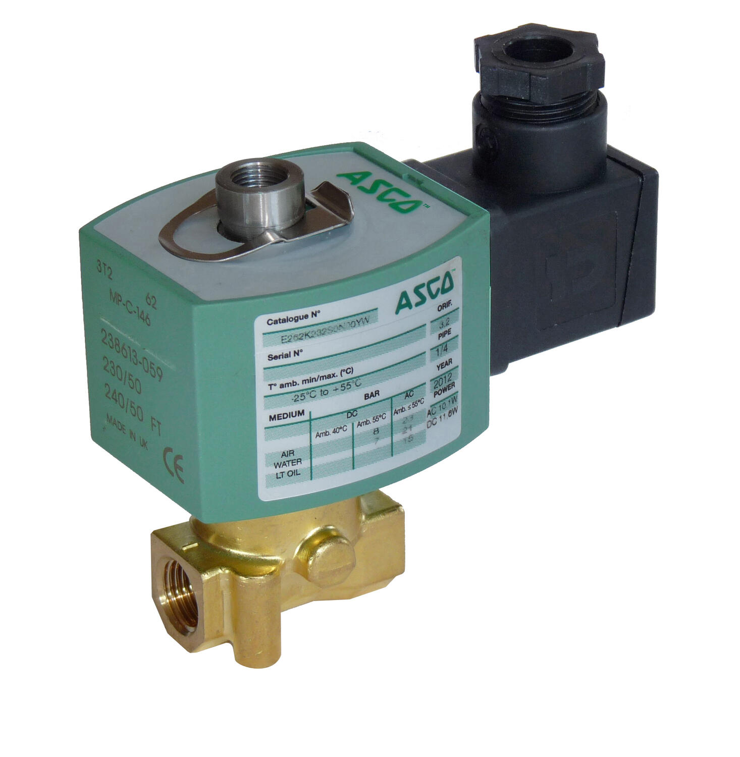 Asco Magneettiventtiili 1/4"