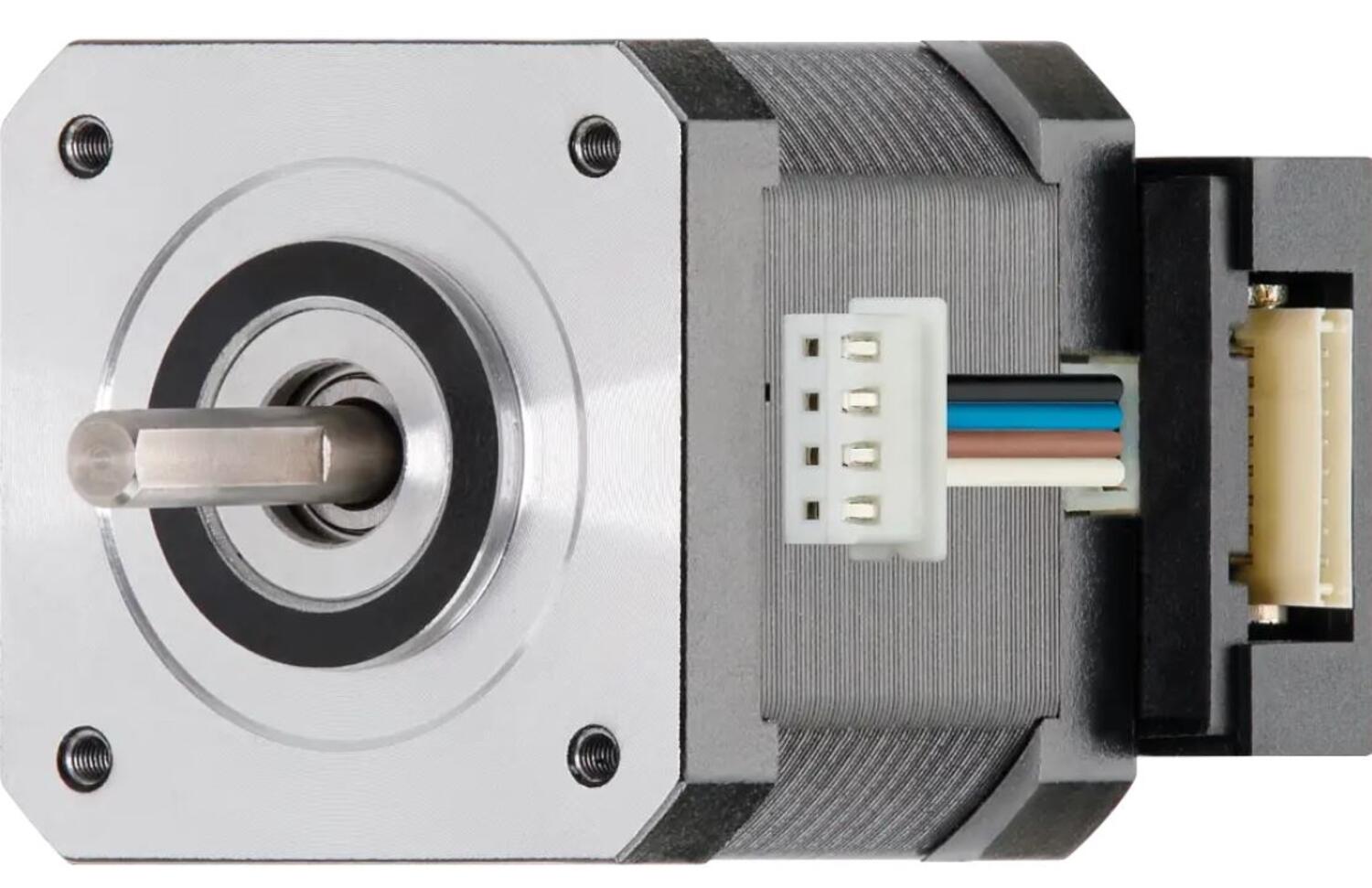 Askelmoottori JST liitin enkooderi