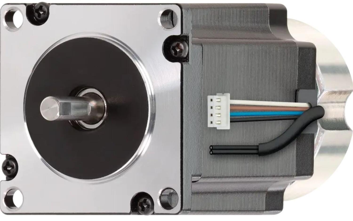 Askelmoottori JST liitin jarru