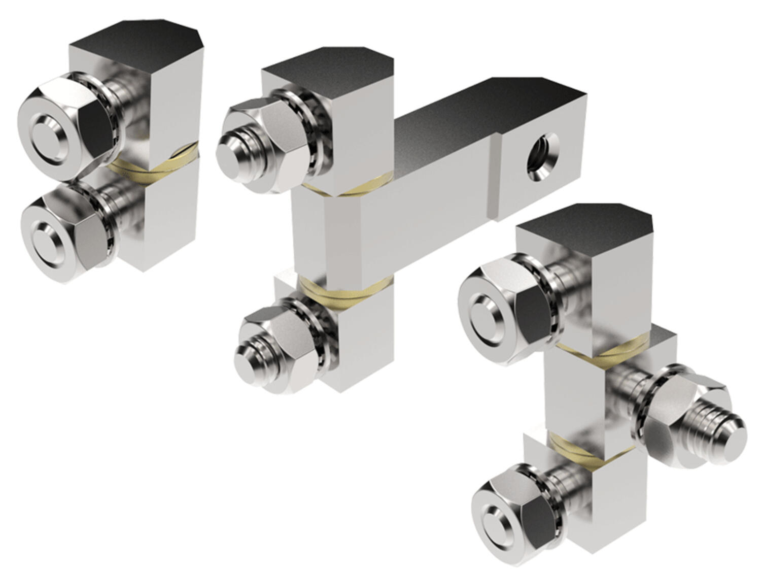 Bolt-on sarana 180 asteen avautusmiskulma