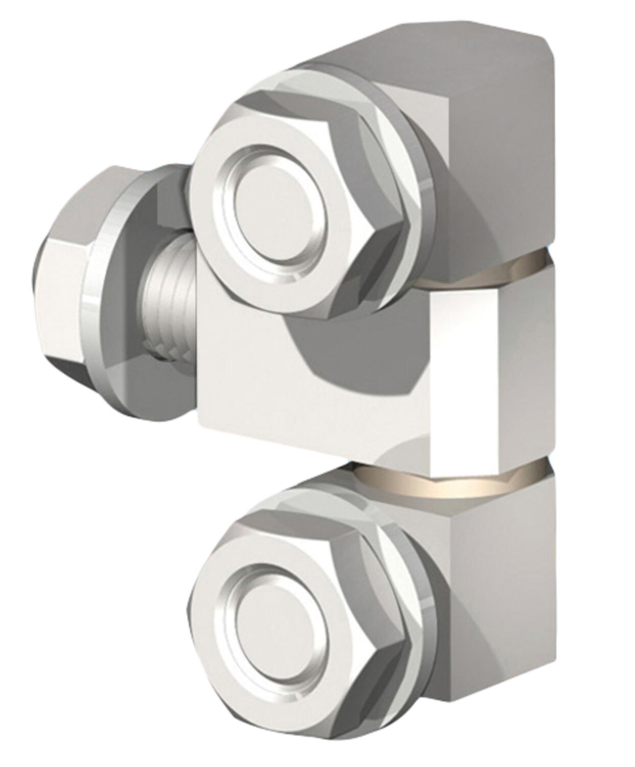 Bolt-on sarana ruostumaton, avautumiskulma 180°