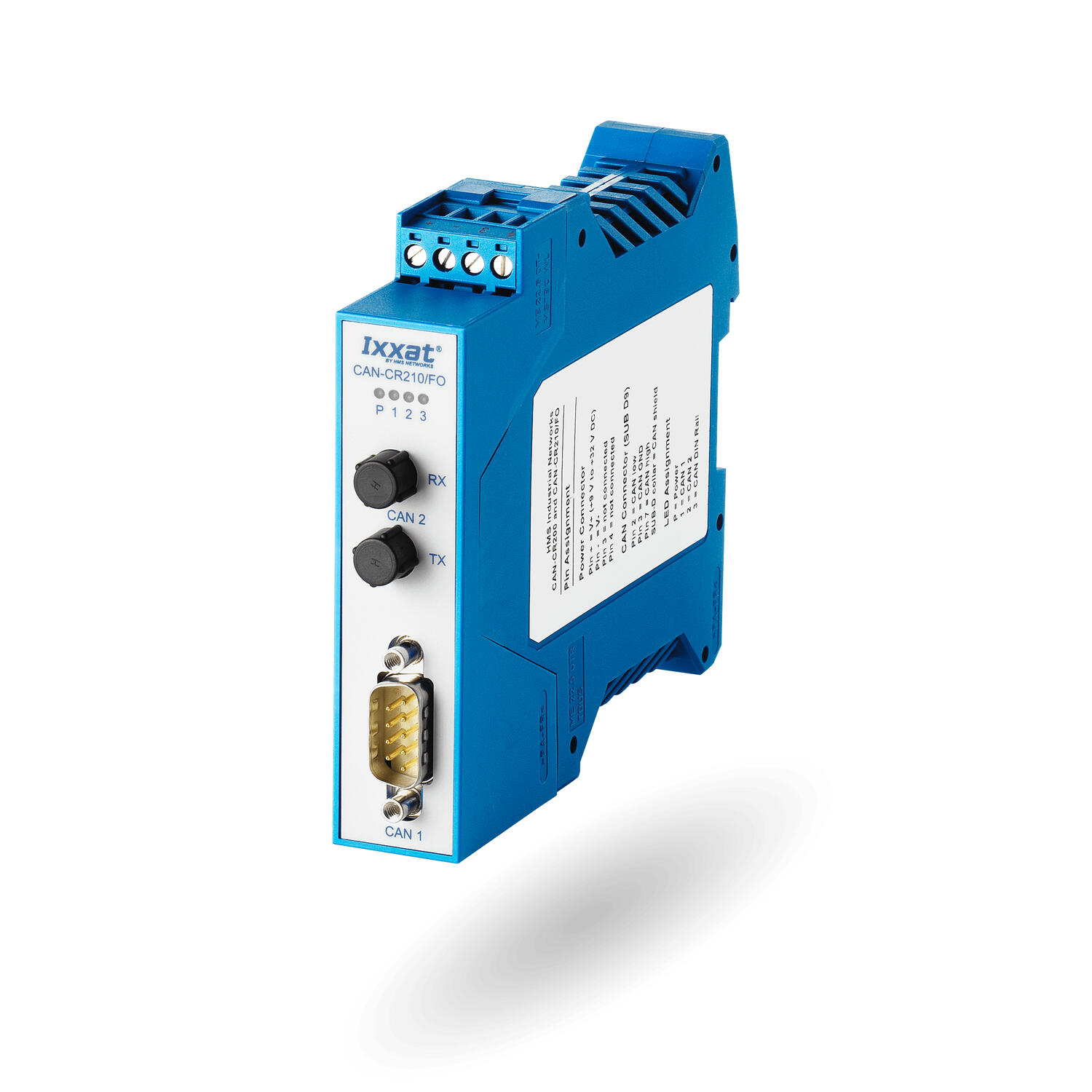 CAN (ISO11898-2)-kuitu F-SMA-liittin, gateway