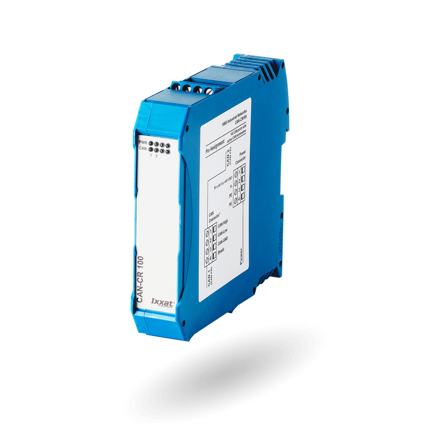 CAN/CAN FD toistin, päätevastuksilla