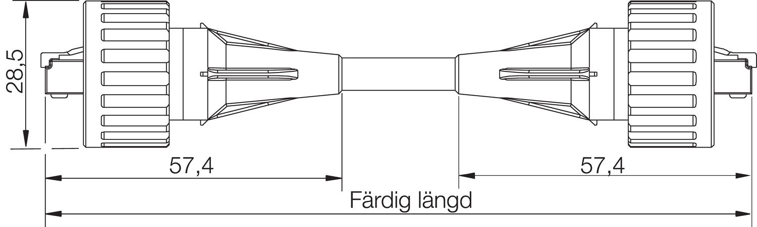 Casted contacts, dimension